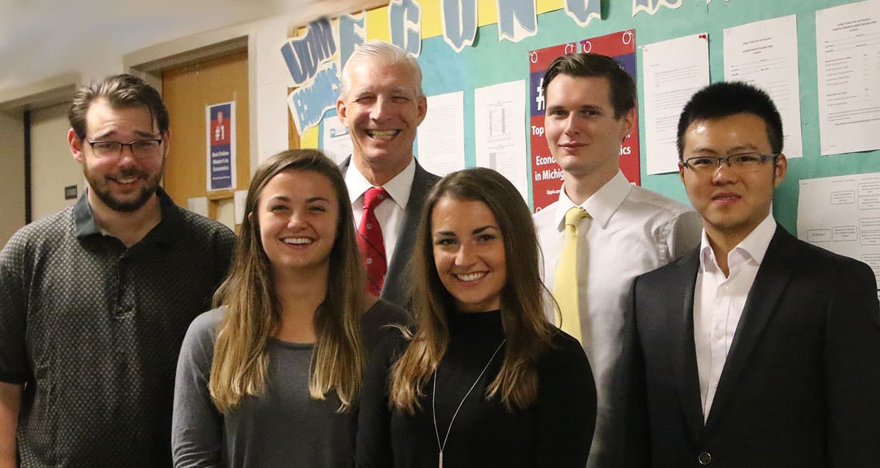 Detroit Mercy Student Economics Club Officers