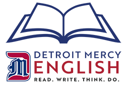 detroit mercy english writing logo