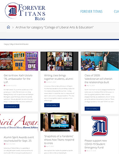 Detroit Mercy Alumni Blog Image